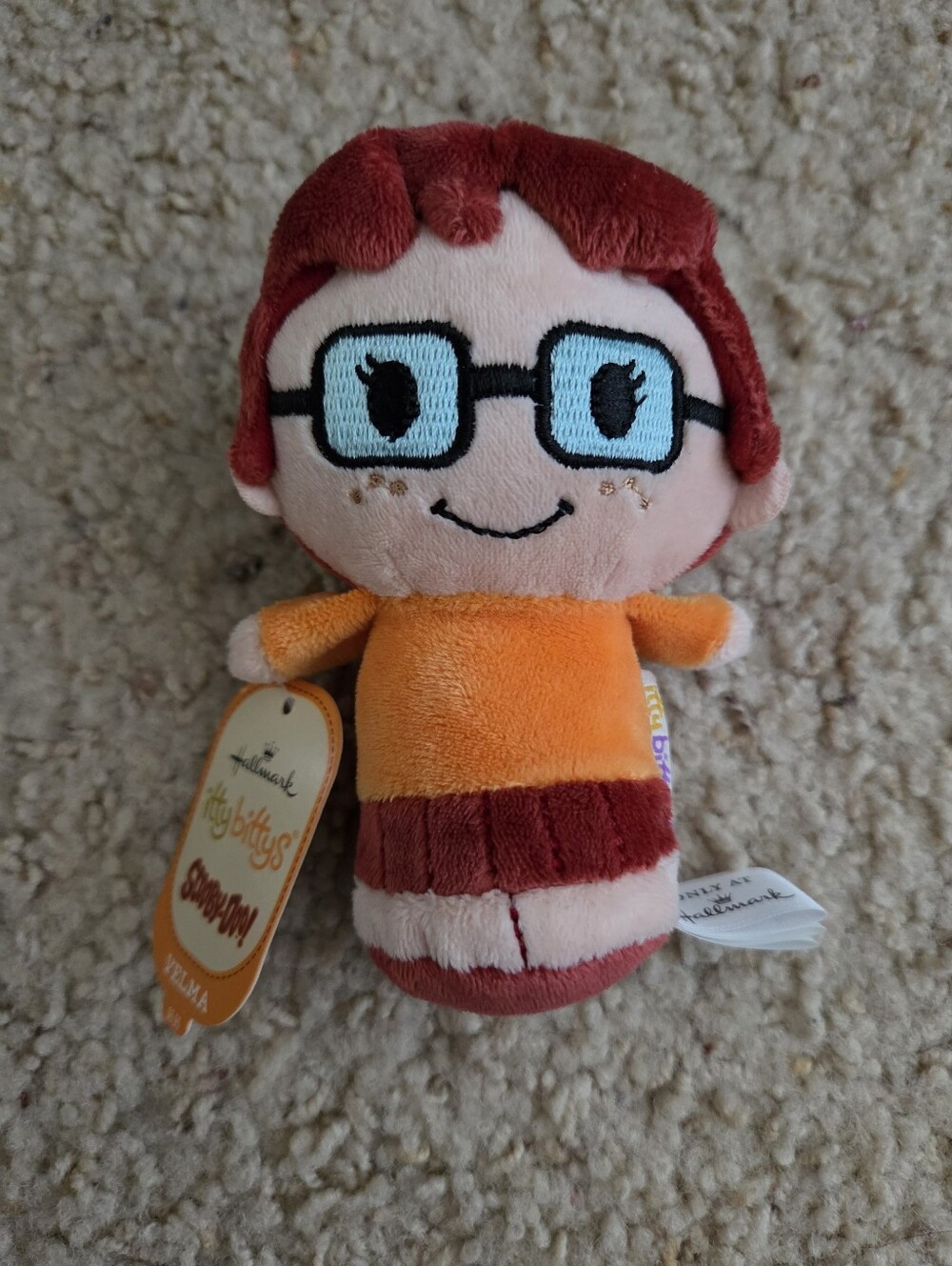 Hallmark Itty Bittys Velma Scooby Doo Plush NWT Retired 2015 Collectible KDD1009